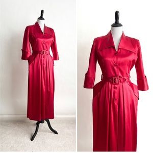 Vintage 1940s vamp dressing gown